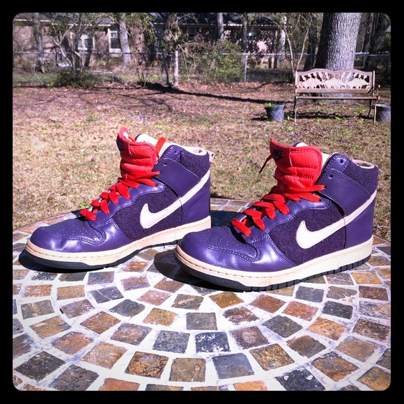 Nike Shoes - Nike Zoom High Tops. Purple Wool. Limited Run.